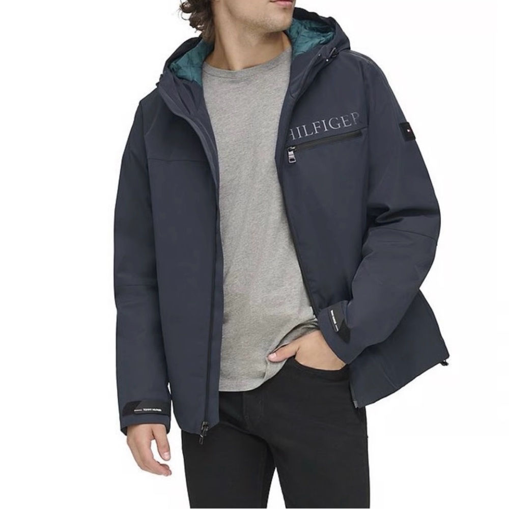 Tommy Hilfiger Men's Dark Blue Performance Jacket